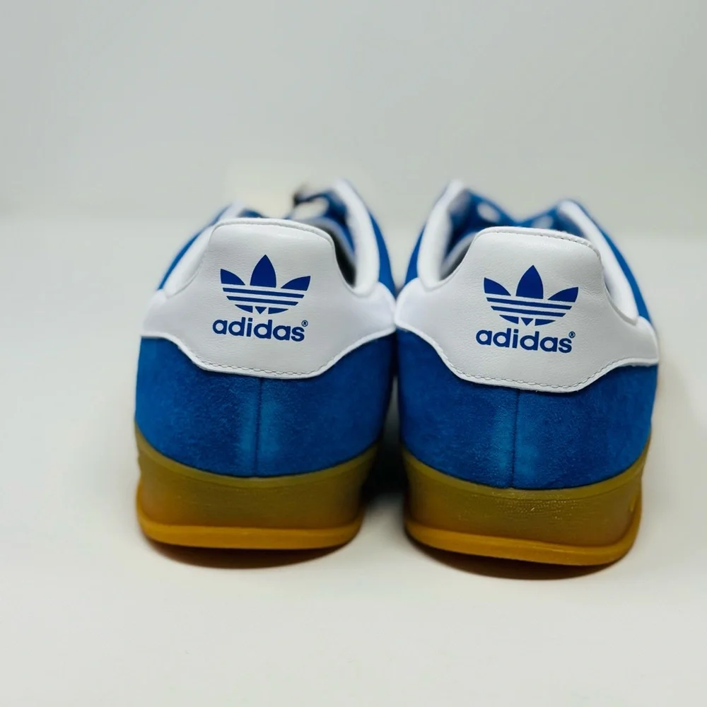 Adidas Gazelle Suede Men’s Size 11.5 Blue Bird Gum NEW IN BOX AUTHENTIC